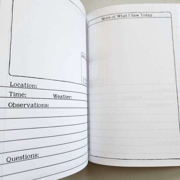 NEW Nature Journal for Kids Activity Book Notebook Hardcover Book Birdwatching - Picture 4 of 7